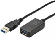 Kabllo Digitus USB-A në USB-A, 5m, e zezë