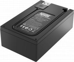 Полнач за батерии Newell FDL USB C NL2546, за NP FZ100, LCD екран, црн