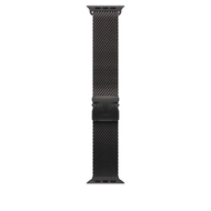 Apple Watch 49mm Loop, Black Titanium Milanese Loop, Large