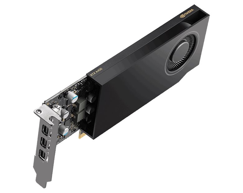 Kartelë grafike PNY Quadro RTX A400 4GB GDDR6