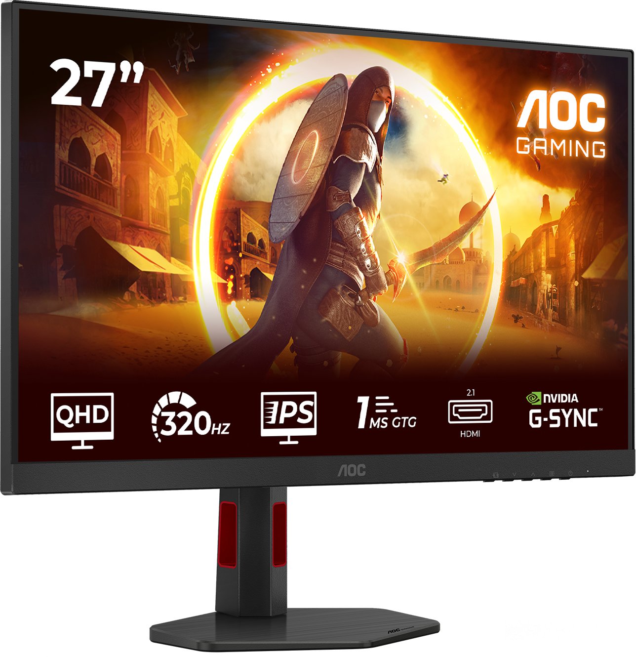Monitor gaming AOC G4 Q27G4SRU, 27", QHD 2560 x 1440, i zi