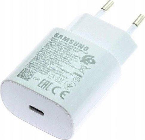 Патнички полнач Samsung USB C 15W, бел