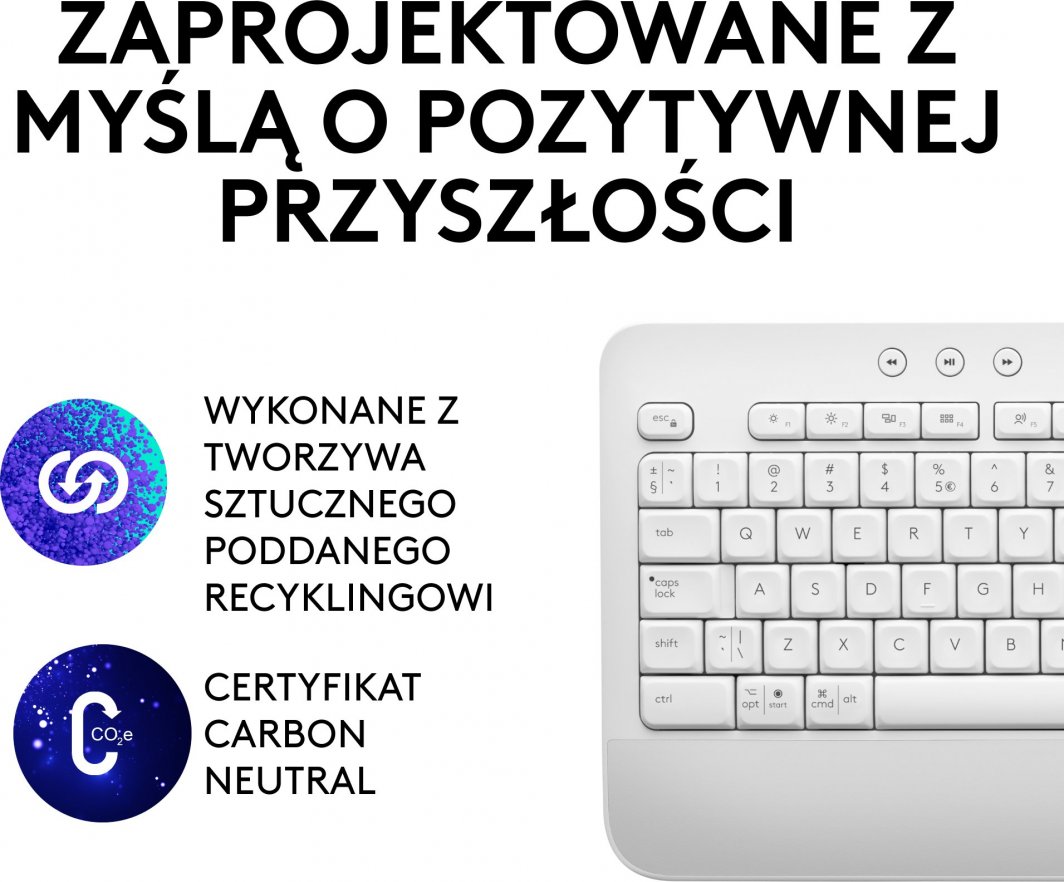 Tastierë Logitech K650 (920-010977), US, e bardhë