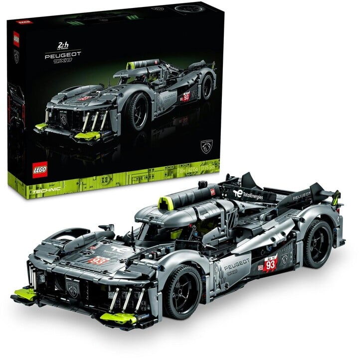 Lodër LEGO® Technic 42156 PEUGEOT 9X8 24H Le Mans Hybrid Hypercar