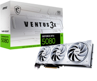 Kartelë grafike MSI GeForce RTX 5080 Ventus 3X OC White, 16GB GDDR7