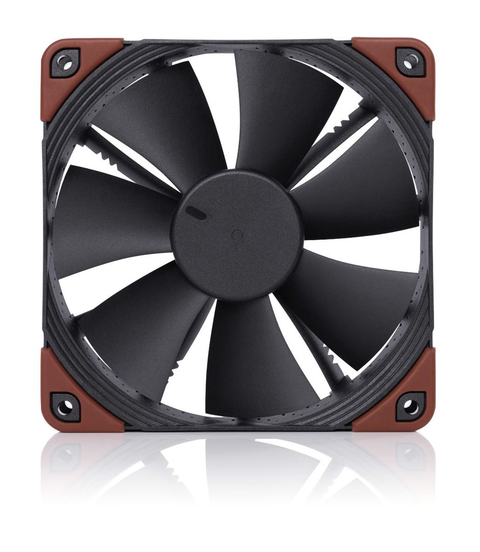 Ftohës Noctua NF-F12 industrialPPC-3000 PWM, 12 cm, i zi / i bronztë