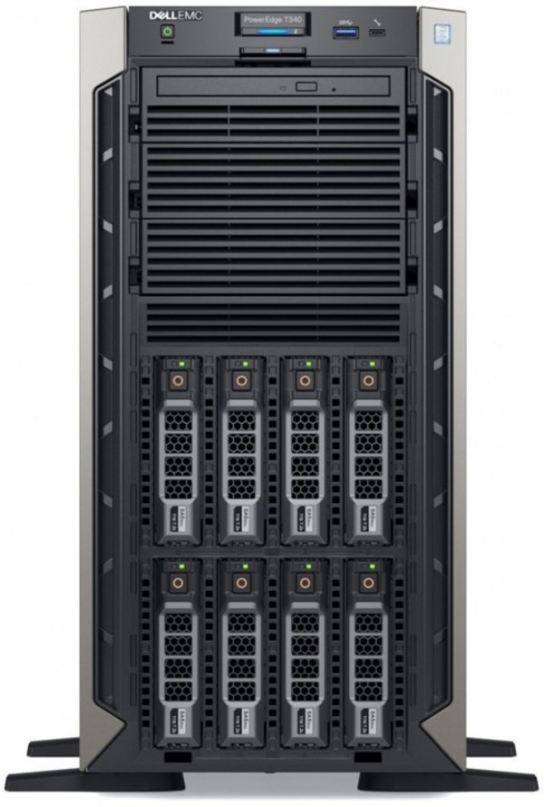 Server Dell PowerEdge T340 / E-2134 /32GB / 1x240GB + 2x4000GB 
