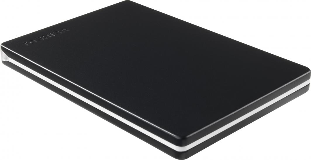 Hard disk i jashtëm Toshiba Canvio Slim, 2 TB, 2,5″, USB 3.2 Gen 1, i zi
