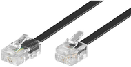 Kabllo Premium RJ45 - RJ11, 3m, e zezë