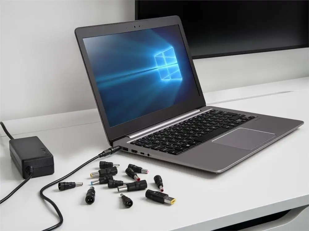 Adapter universal për laptop Avacom AVACOM QuickTIP, 90W, me 13 konektorë, i zi