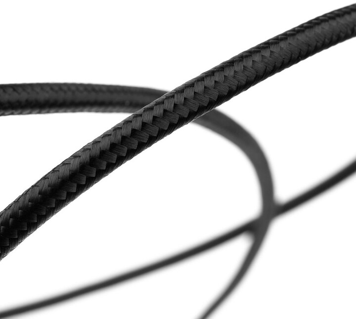 Kabllo për të dhëna dhe karikim FIXED USB-C - Lightning, MFi, PD, 0.5 m, e zezë