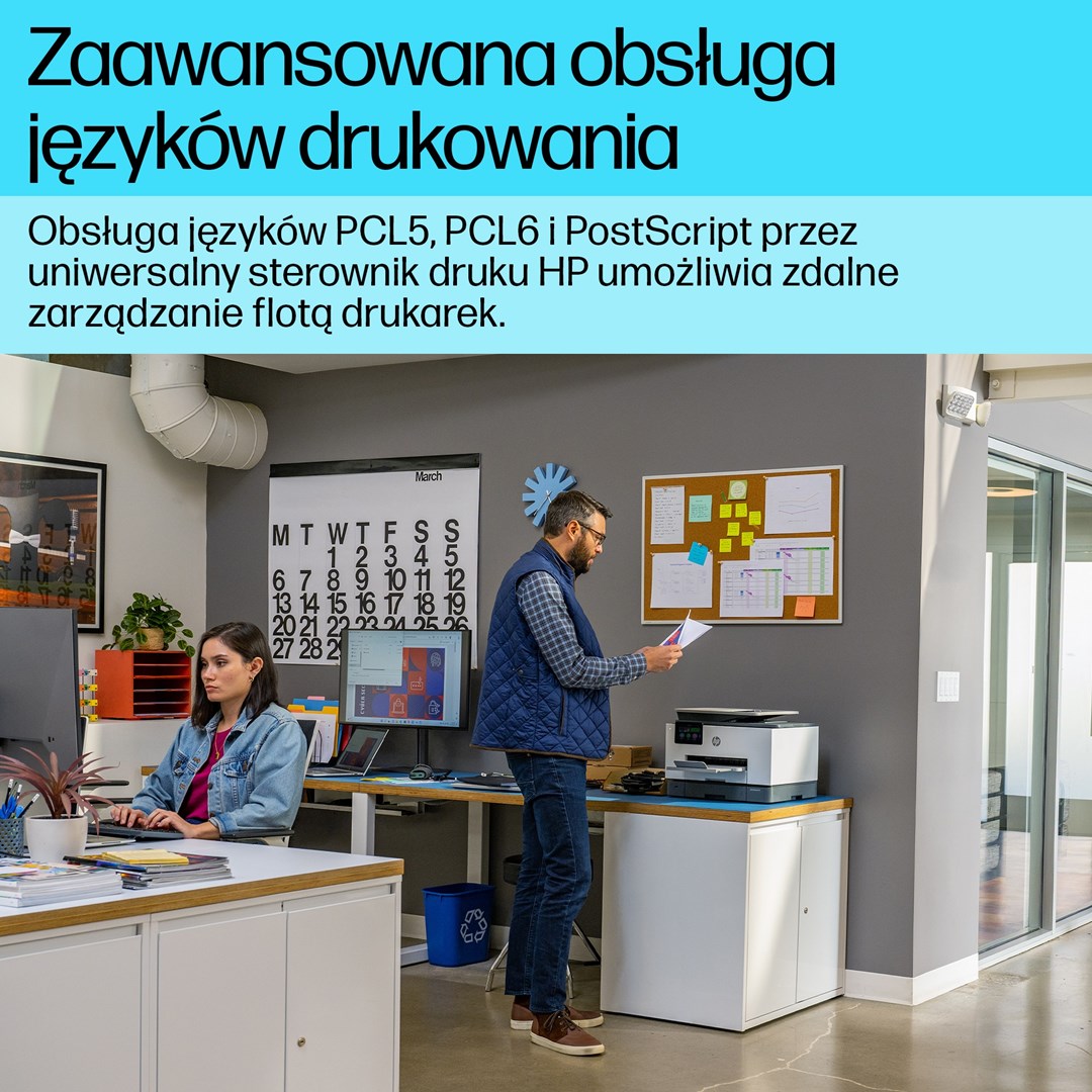 Printer multifunksional HP OfficeJet Pro 9130b, A4, 4800x1200 DPI, i hirtë/i bardhë