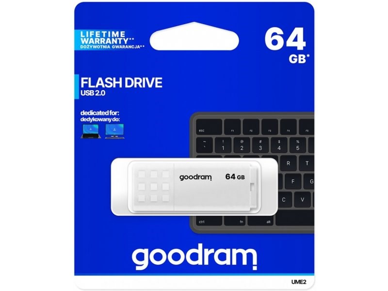 USB Goodram, 64 GB, USB Type-A