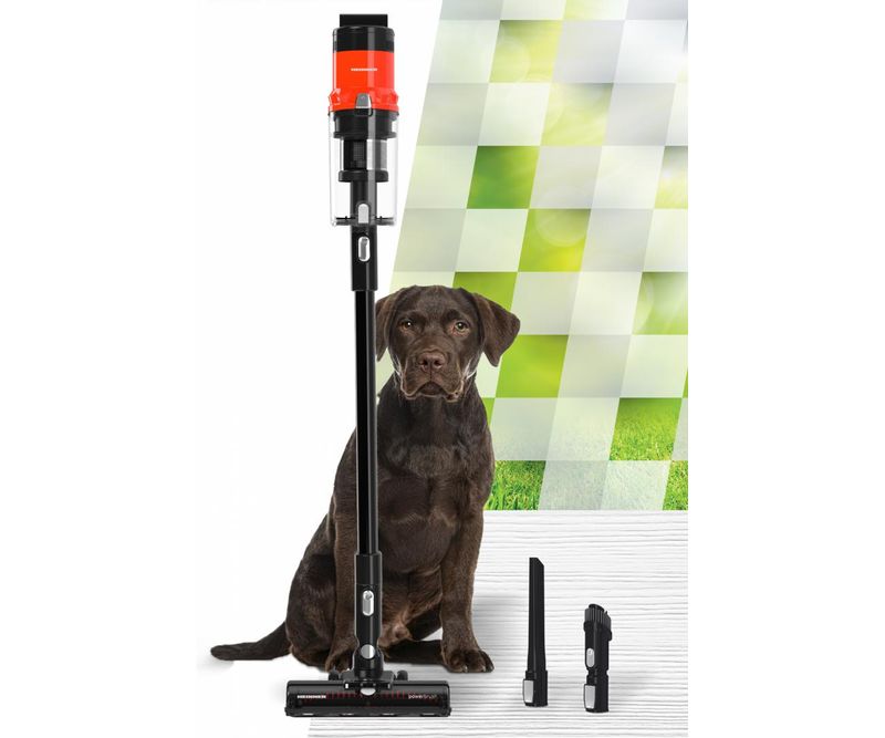 Fshesë me korent vertikale Heinner HSVC-MBDB200OR BrightFloor, bateri 50 min, filtri HEPA, portokalli