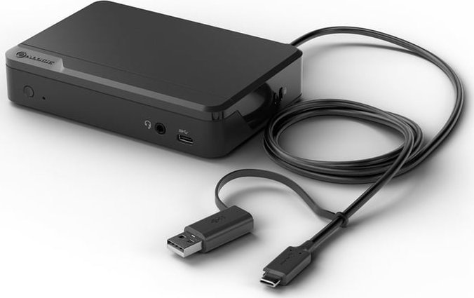 Dok USB C Alogic DUTHDPR, 2x HDMI 1080p, Gigabit Ethernet, gri