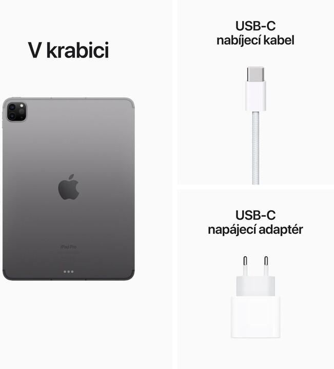 Apple iPad Pro Wi-Fi + Cellular, 11" 2022, 512GB, Space Gray