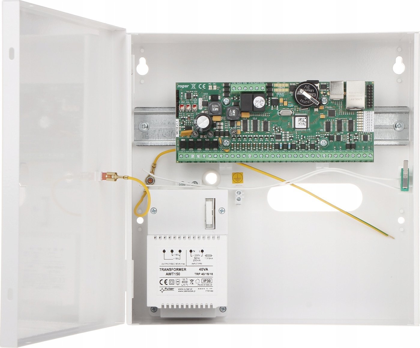 Kontrollues aksesi Roger MC16 PAC ST 2 KIT, 2 dyer, kuti metalike, i bardhë