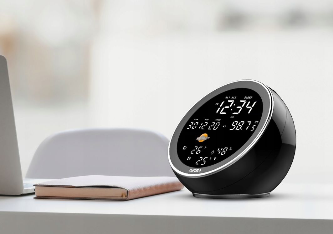 Stacion moti NASA Weather Station WSP1500, e zezë