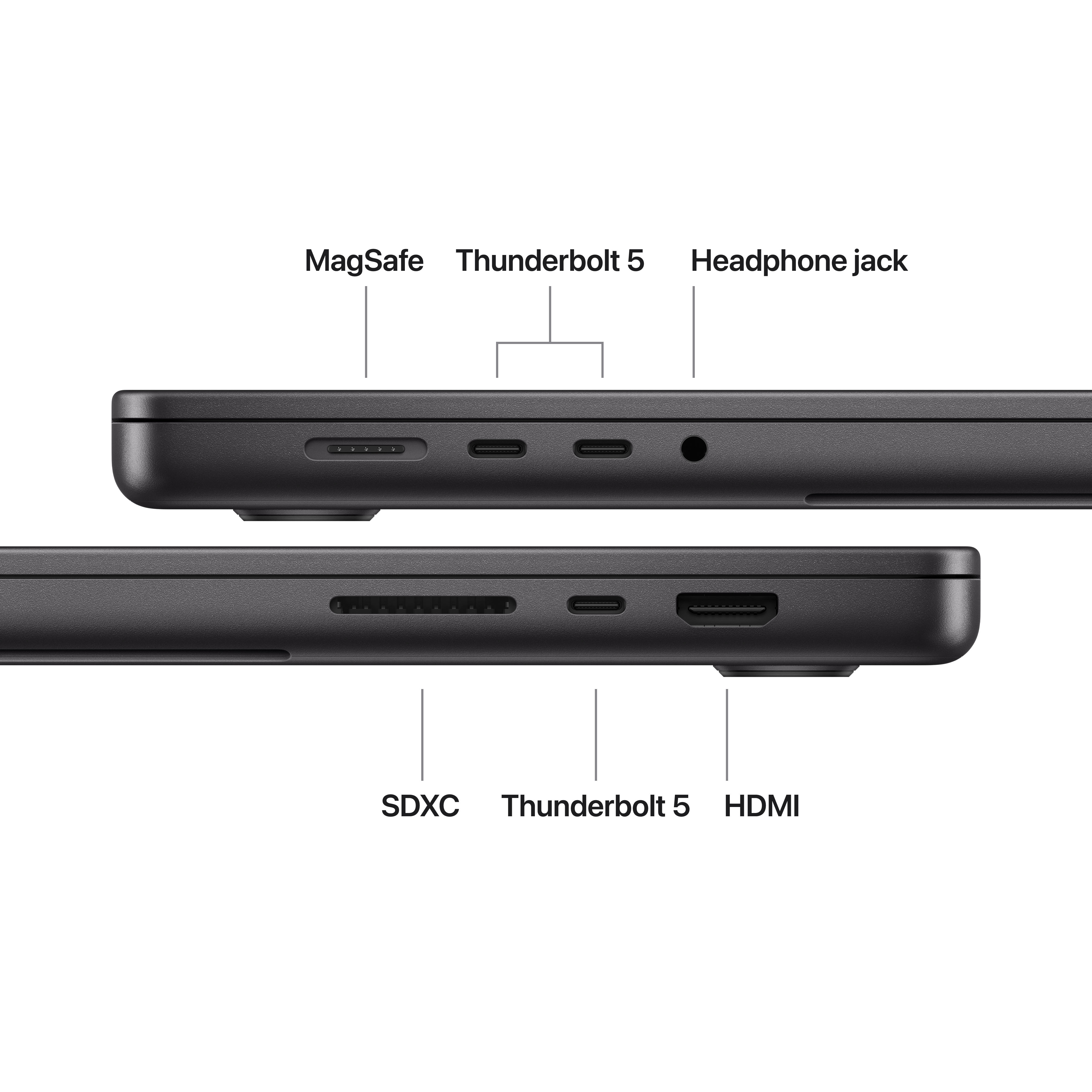 Apple MacBook Pro, 16', M5 Pro 18-core, 48GB, 1TB, 20-core GPU, Space Black