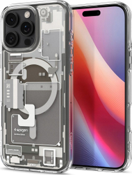 Maskë telefoni Spigen Ultra Hybrid Zero One MagFit, për iPhone 16, transparente