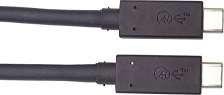 Kabllo USB PremiumCord ku4cx05bk, USB4 USB C në USB C, 0.5 m, e zezë