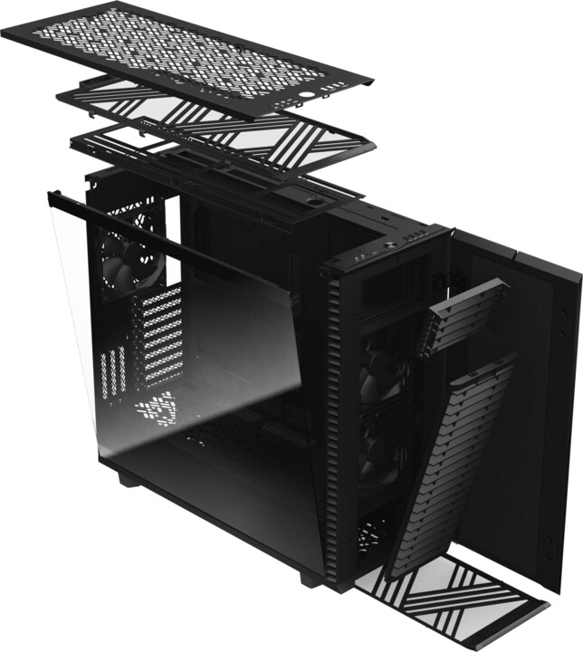 Fractal Design Define 7 куќиште XL, црно