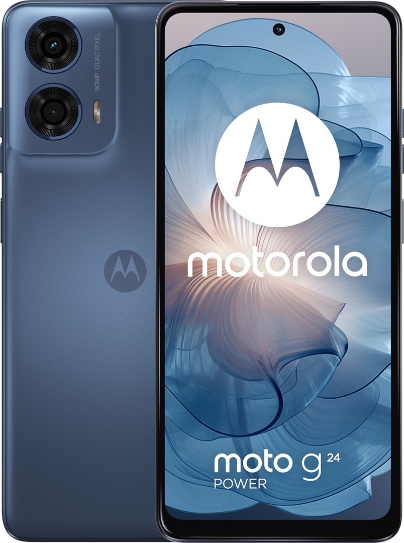 Celular Motorola Moto G24 Power, 6.6", 8GB RAM, 256GB, Helio G85, i kaltër