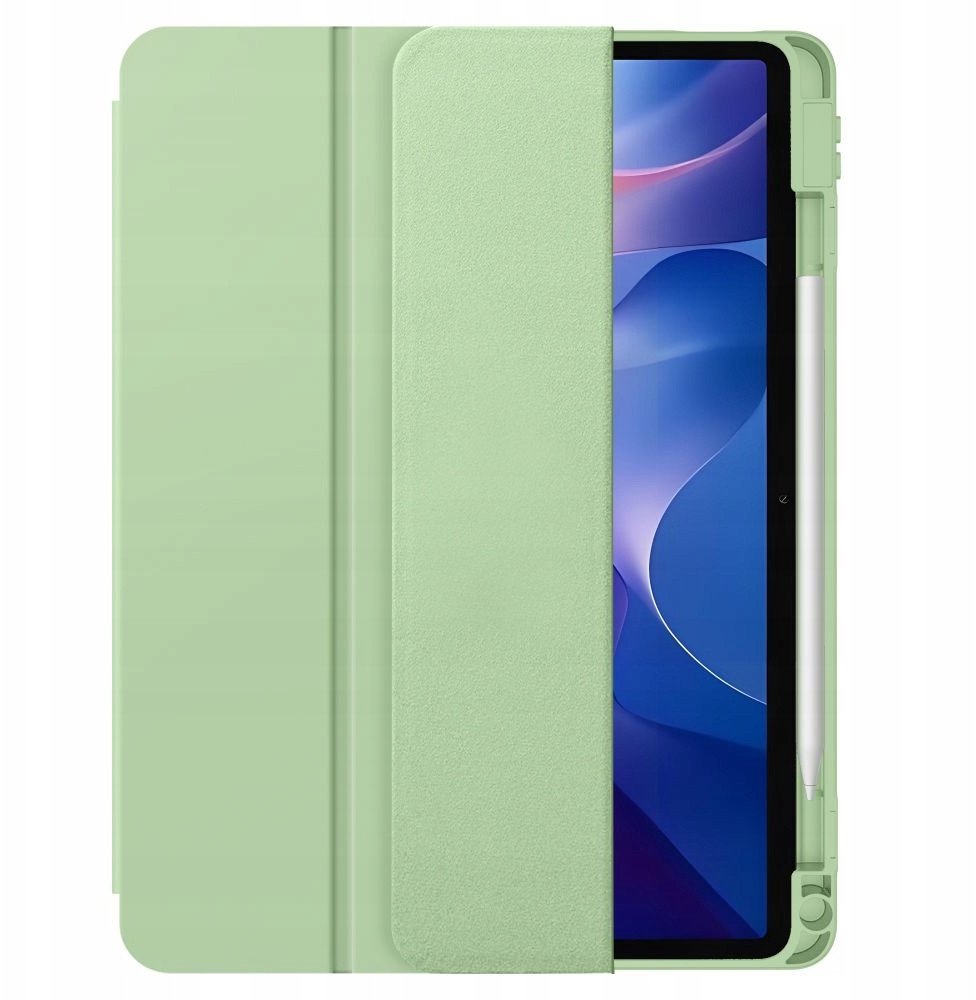 Këllëf tablet Tech-Protect SmartCase Pen, për Xiaomi Redmi Pad 2 11", silikon, jeshile Matcha