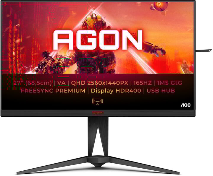 Monitor AOC AG275QXN - LED, 27", QHD, i zi