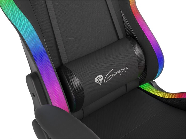 Гејмерска столица Genesis Trit 500 RGB, црна