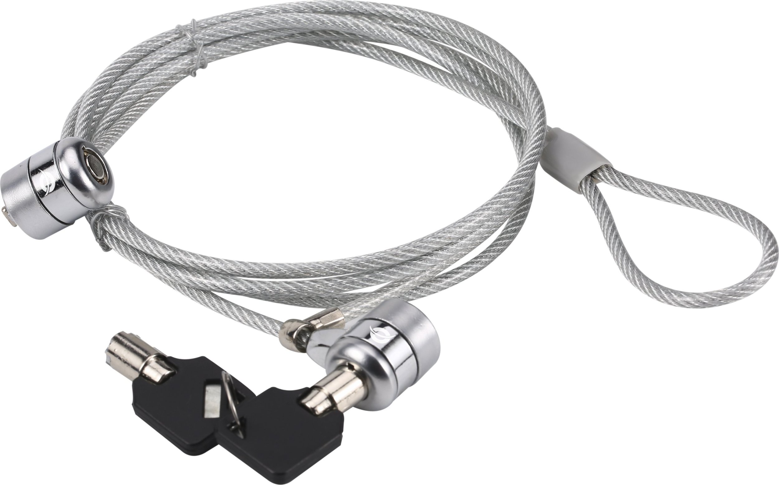 Bravë sigurie për laptop Conceptronic CNBSLOCK15T, kabllo 1.5m, dy koka, me çelës