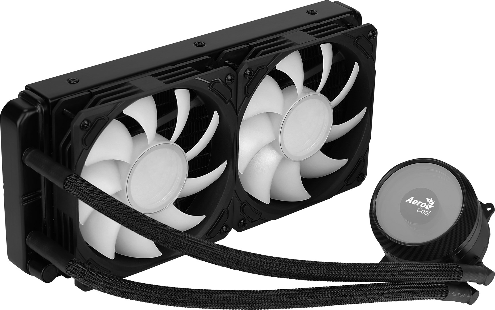 Ftohës me ujë Aerocool Mirage L240, 240mm, ARGB, i zi