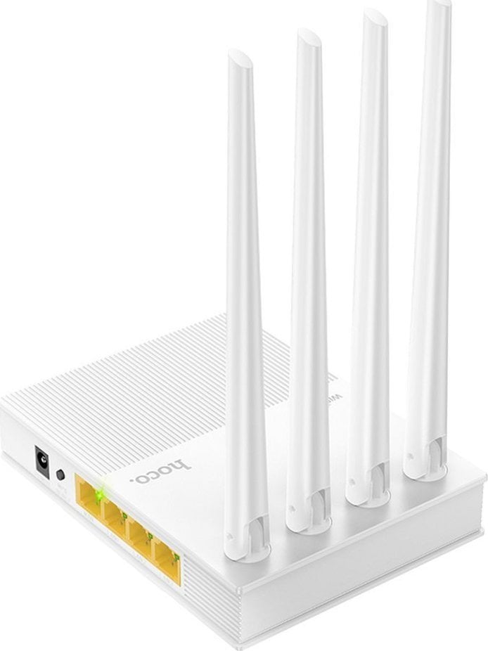 Ruteri Hoco HI31, WiFi 5 Dual Band, 4 antena, i bardhë