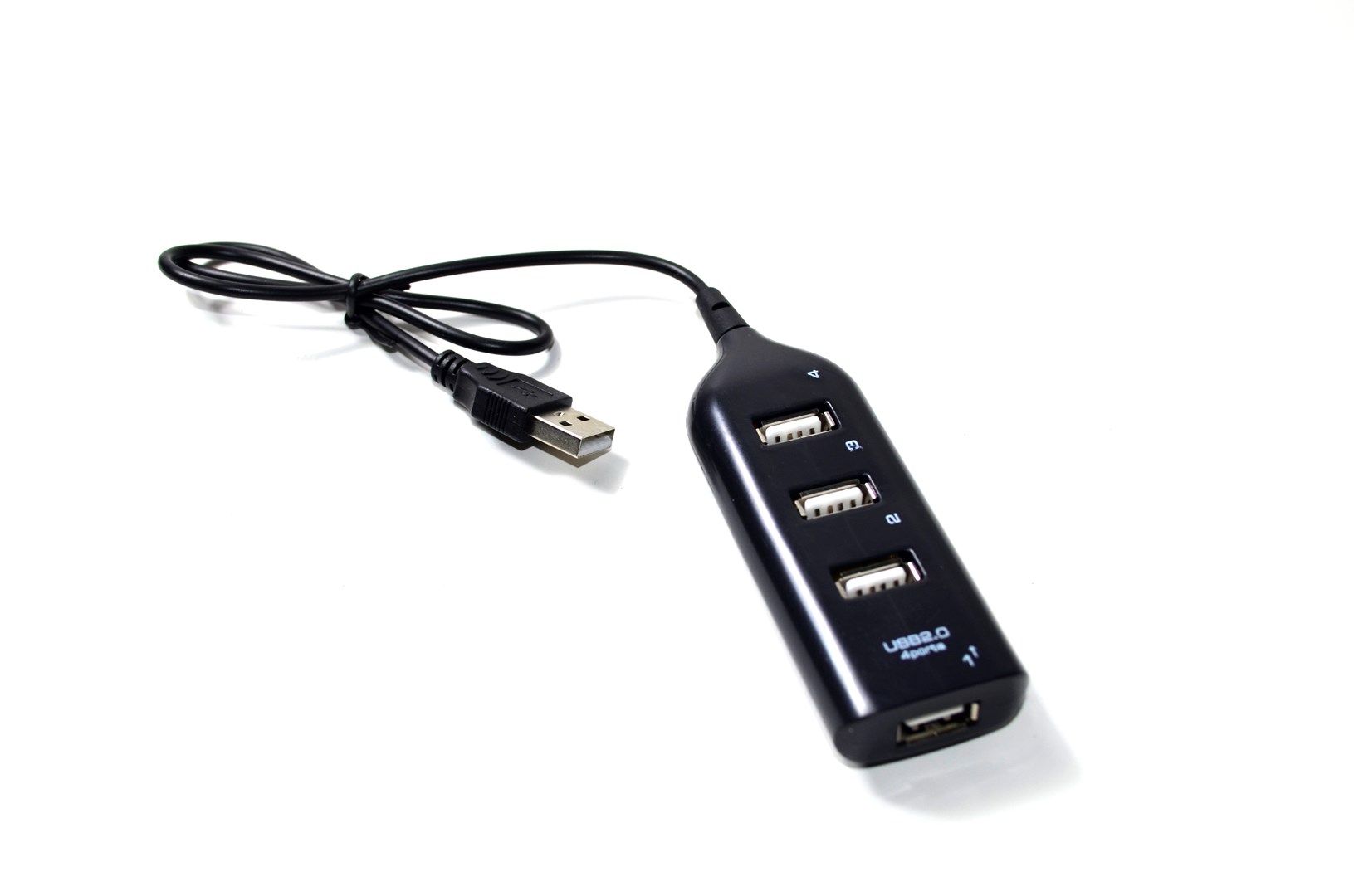 Qendër USB Vakoss TC-234UX, 4 Porte, USB 2.0, e zezë