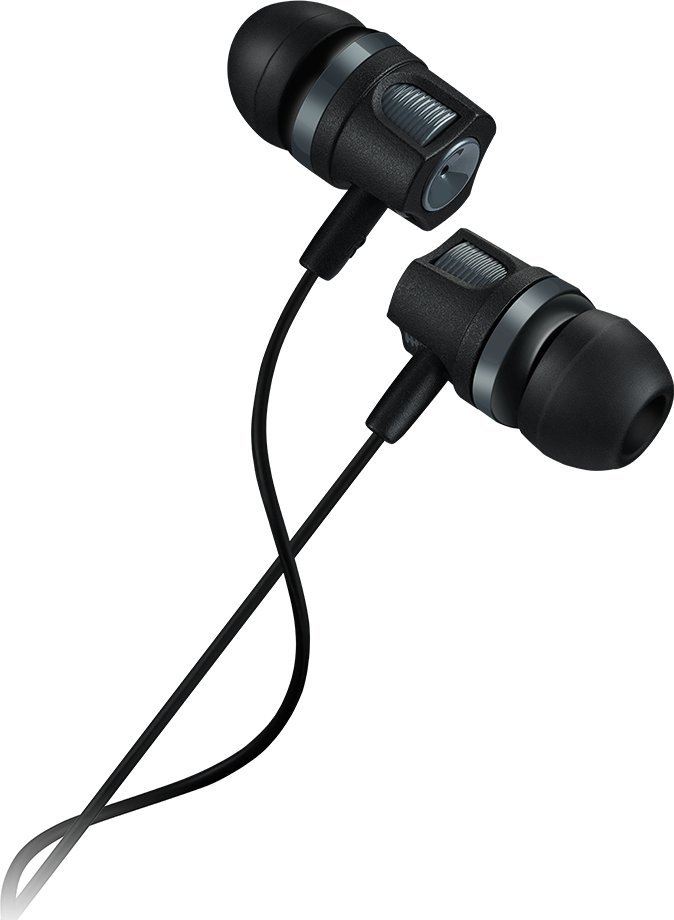Kufje in-ear Canyon CNE-CEP3DG, me mikrofon, 1.2m, gri