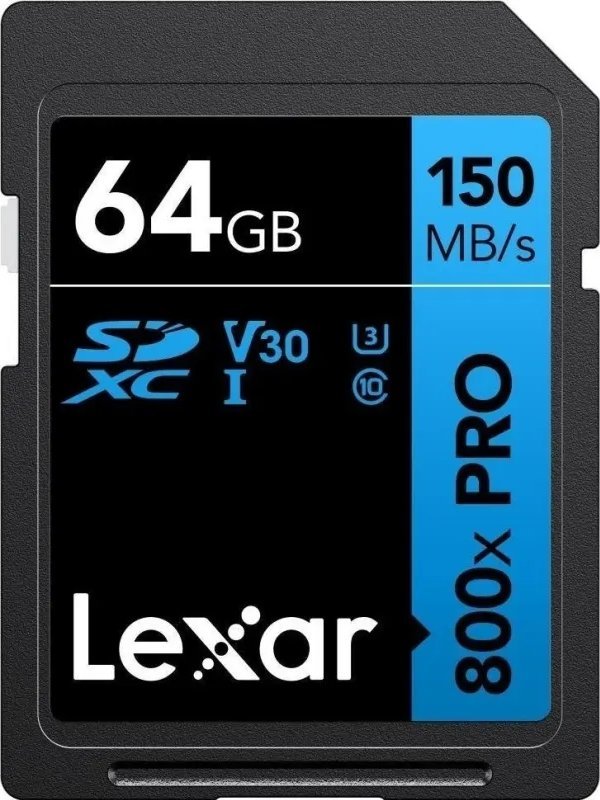 Karta za memorija Lexar Professional 800x PRO, 64GB, SDXC UHS I