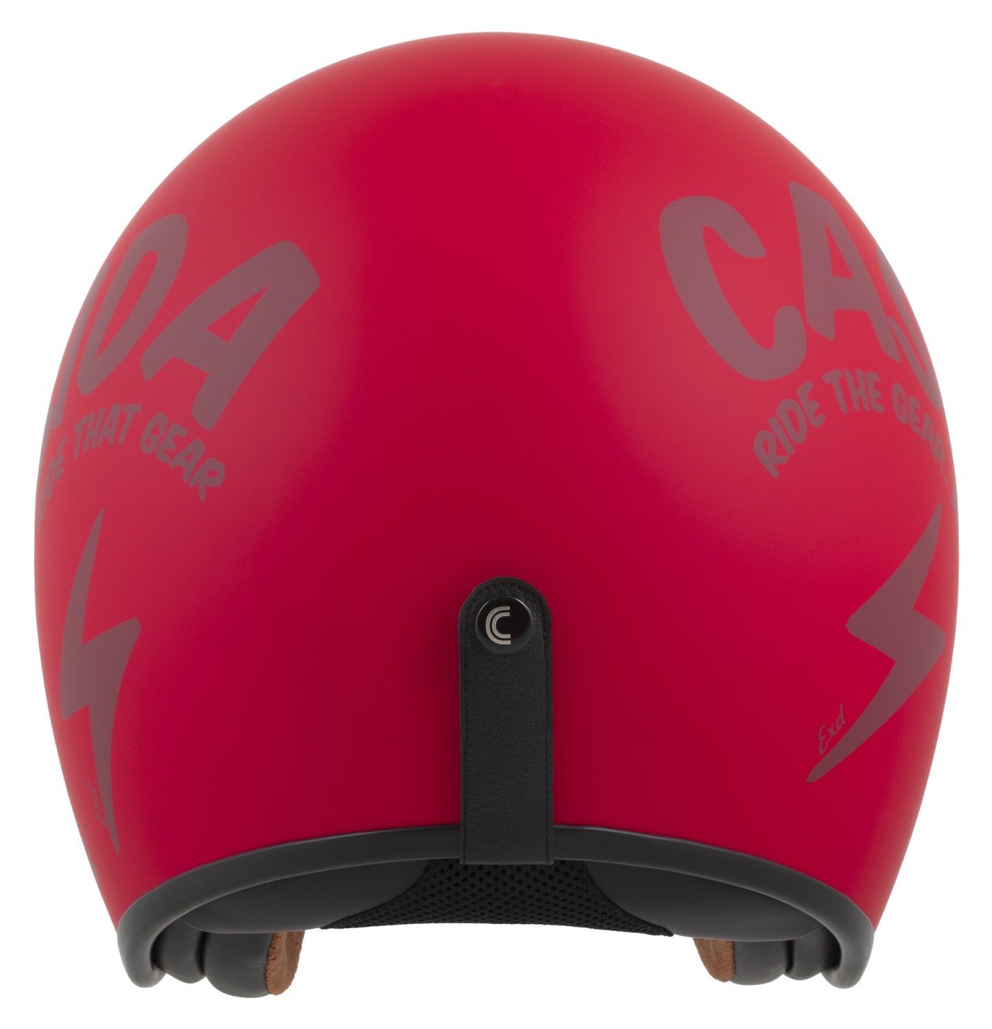 Helmetë moto CASSIDA Oxygen 2.0 Gear, polikarbonat, vizor dielli, e kuqe matte e kuqe e errët