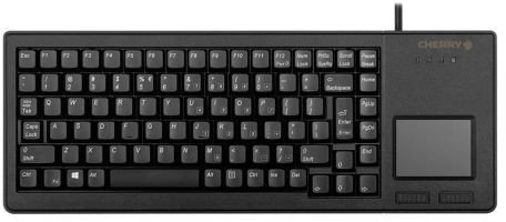 Тастатура Cherry G84-5500 XS Touchpad Keyboard, компактна, со тачпад, црна