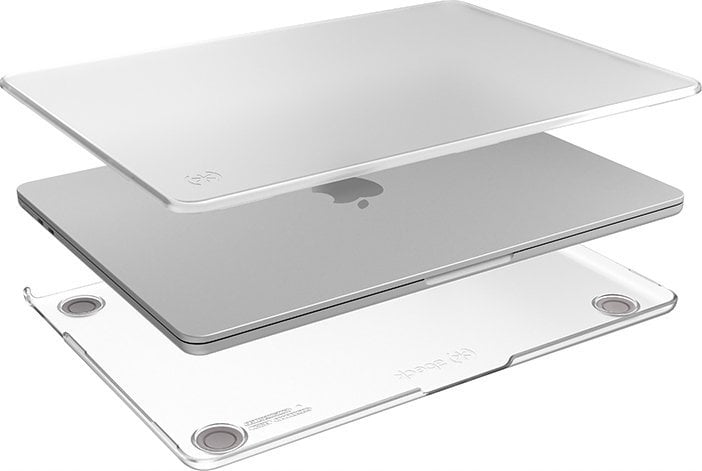 Mbulesë mbrojtëse Speck SmartShell për MacBook Air 15" M3 M2, plastike, transparente