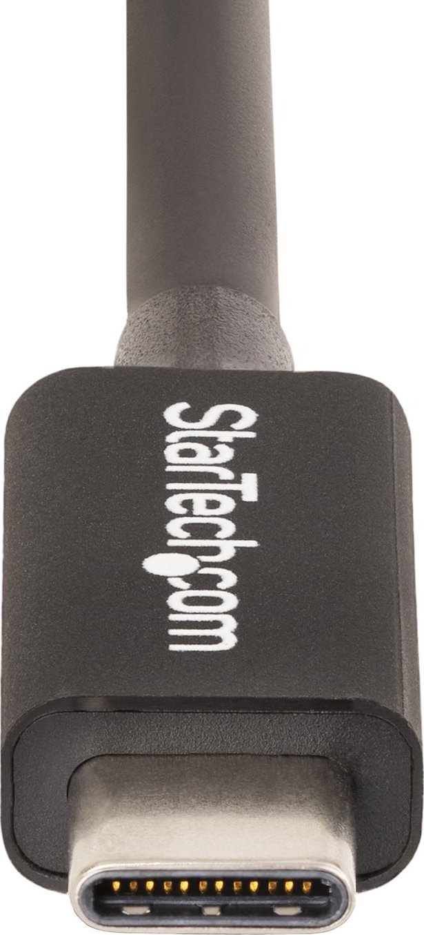 Kabllo Thunderbolt StarTech.com TBT4, 1m, 40Gbps, 100W PD, e zezë