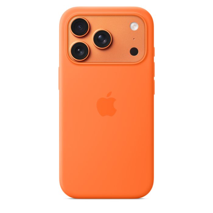 Apple iPhone 17 Pro Silicone Case with MagSafe, Orange