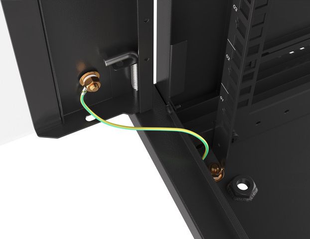 Kabinetë muri Lanberg WF01-6622-10B, 19", 22U, e zezë