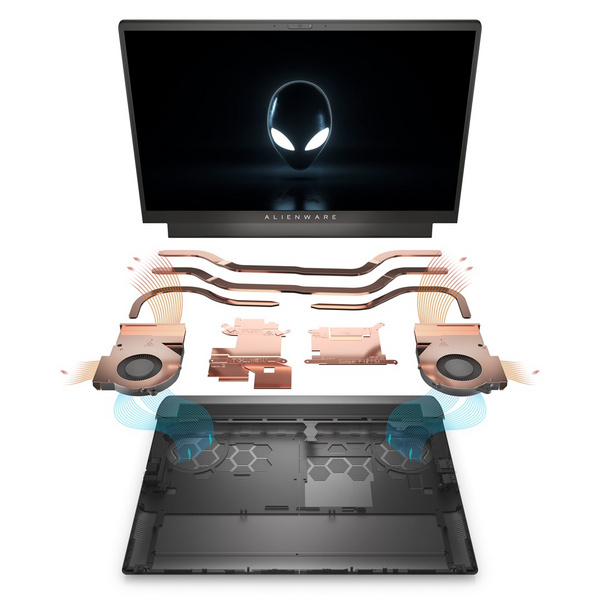 Laptop Alienware m15 R7, 15.6", Intel Core i7, 32GB RAM, 1TB SSD, Intel Iris Xe Graphics, i zi