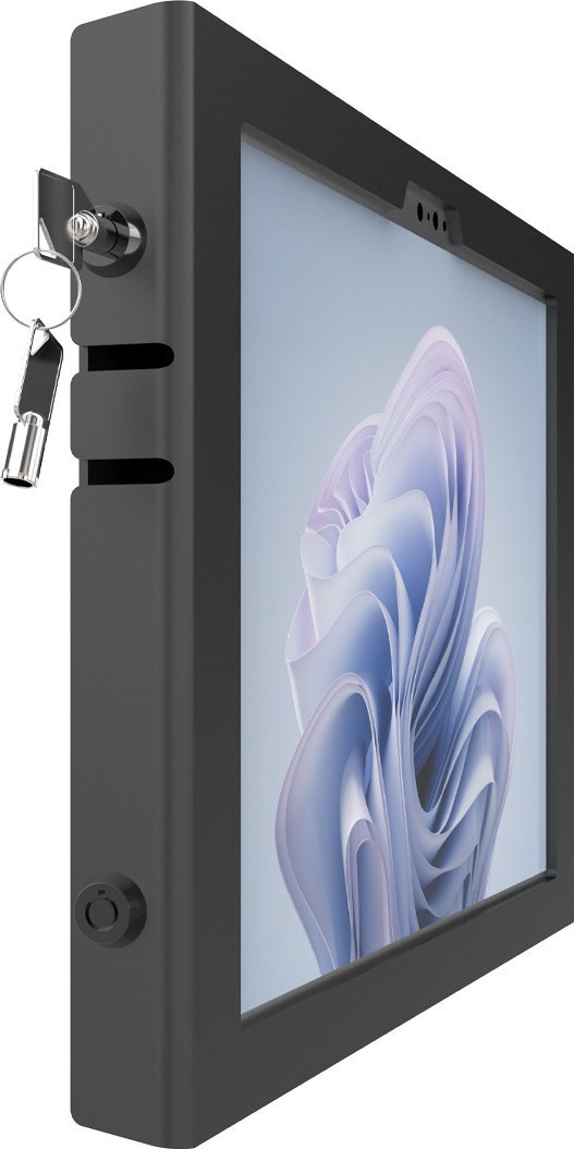 Kornizë muri Compulocks Apex për Surface Pro 8 10, kasë sigurie, metalike, e bardhë