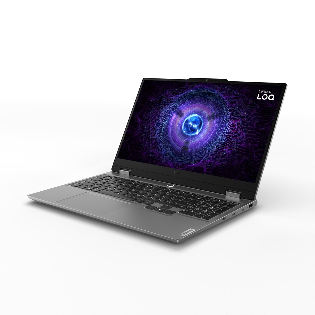 Laptop Lenovo LOQ 15IAX9, 15.6", Intel Core i5-12450HX,16 GB DDR5-SDRAM, 512 GB SSD, NVIDIA GeForce RTX 3050, i hirtë + çantë shpine