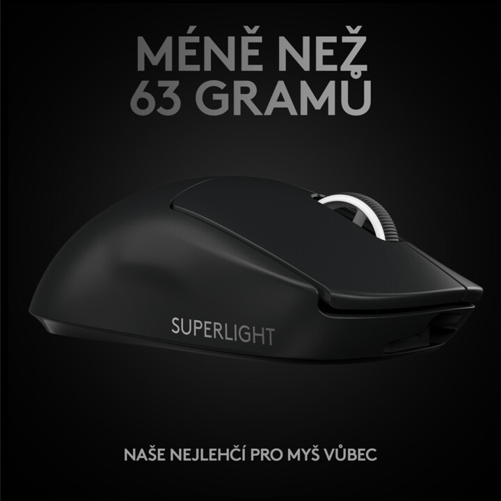 Maus Logitech G Pro X Superlight, i zi