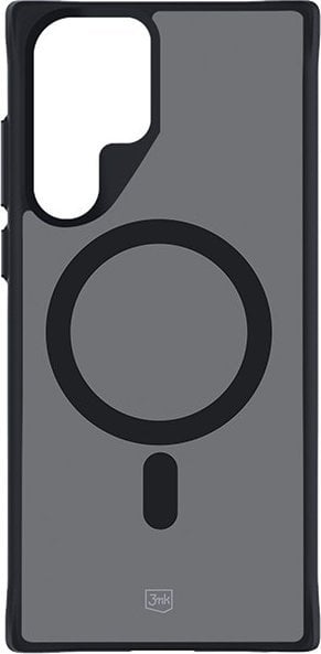 Kapak telefoni 3MK Smoke MagCase, për Samsung Galaxy S23 Ultra, me MagSafe, gjysmë transparent