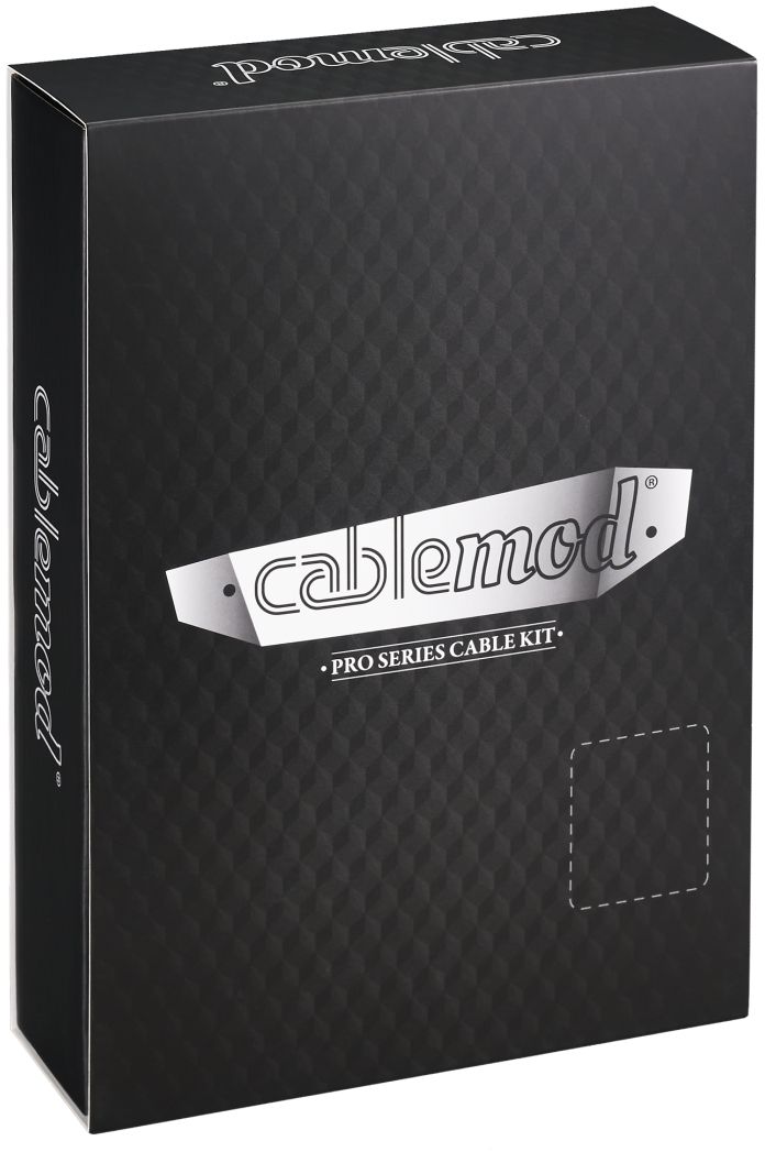 Сет внатрешни кабли Cablemod PRO CM-PCSR-FKIT-NKKLG-R, за Corsair RMi RMx RM, ModMesh, црна