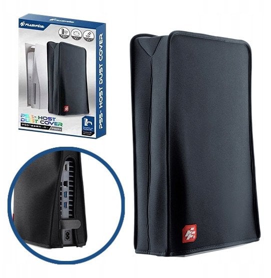 Mbulesë mbrojtëse Flashfire P804 për PS5, material cilësor, rezistente ndaj gërvishtjeve, e zezë