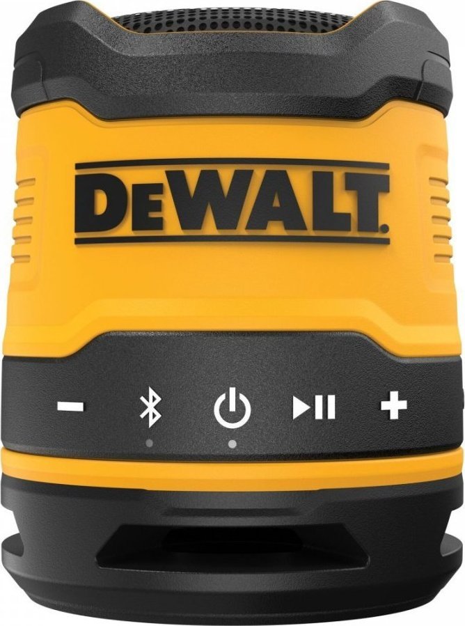 Блуetooth звучник DeWalt DCR009, компактен, USB и полнлив, жолт